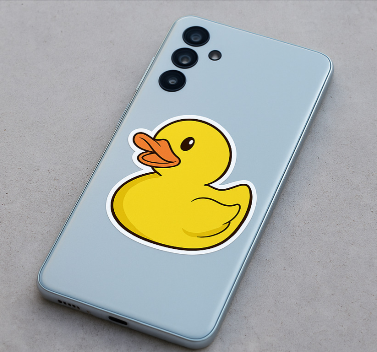 動物 シール ゴム製のアヒル - TENSTICKERS