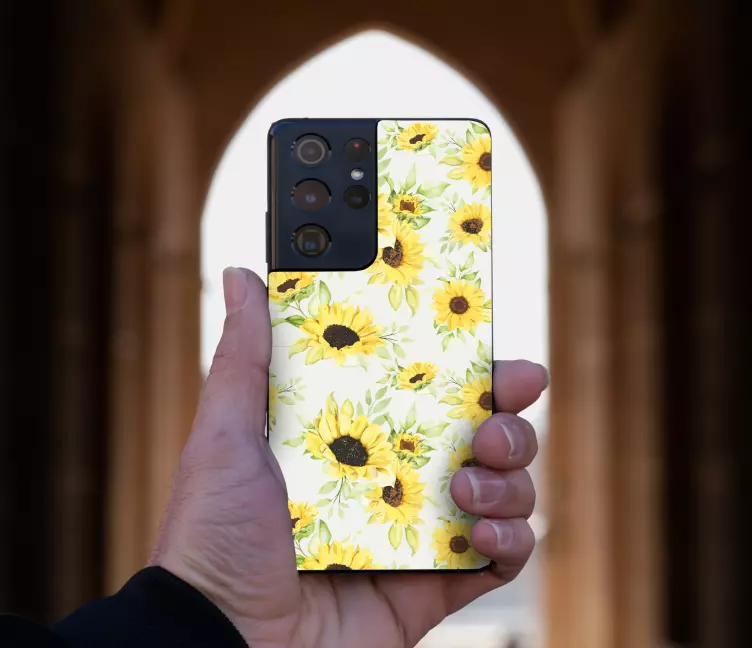 動物 シール ひまわりモチーフ - TENSTICKERS