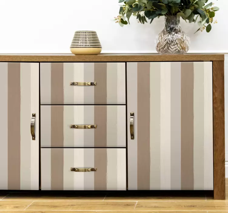 砂色の家具デカール - TENSTICKERS