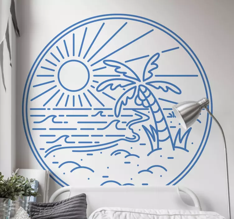 シースケープボードウォールステッカー - TENSTICKERS