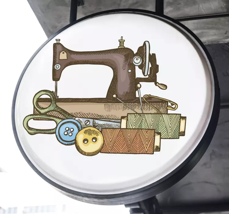 ソーイングキットウォールアートステッカー - TENSTICKERS