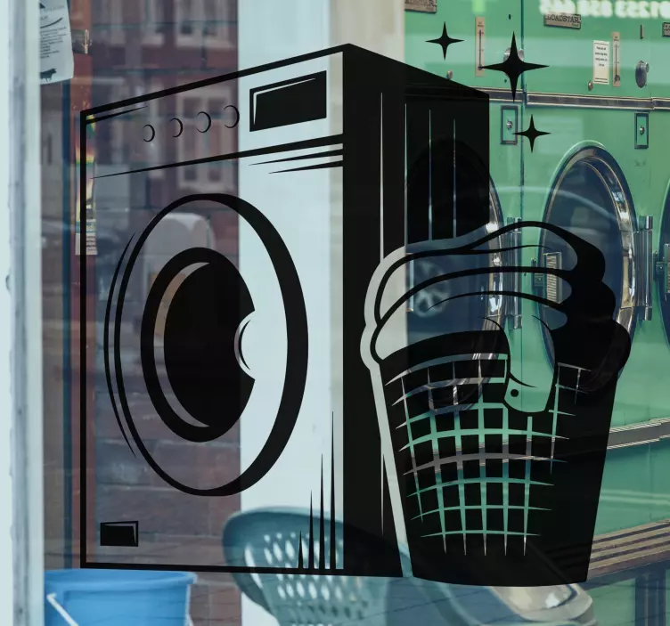 動物 シール 洗濯機アイコン - TENSTICKERS