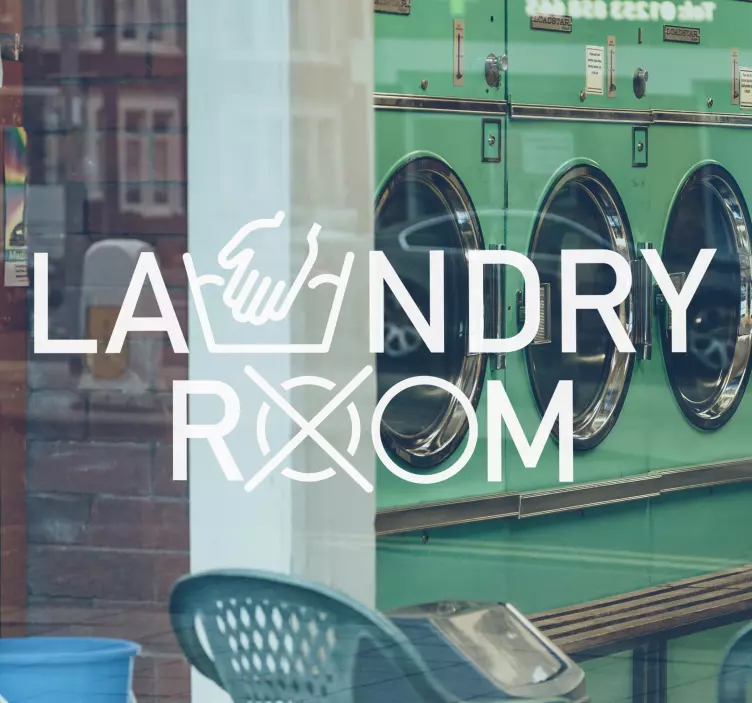 動物 シール ランドリールームサイン - TENSTICKERS