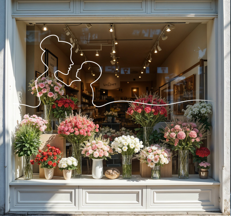 動物 シール 線画の母 - TENSTICKERS