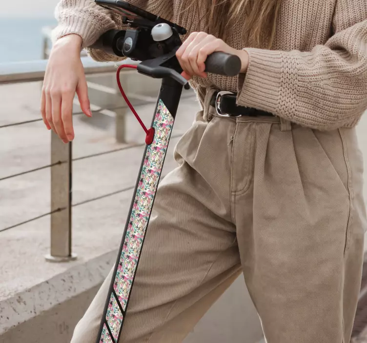 ステッカースケートボード パティネートスプラッシュ - TENSTICKERS