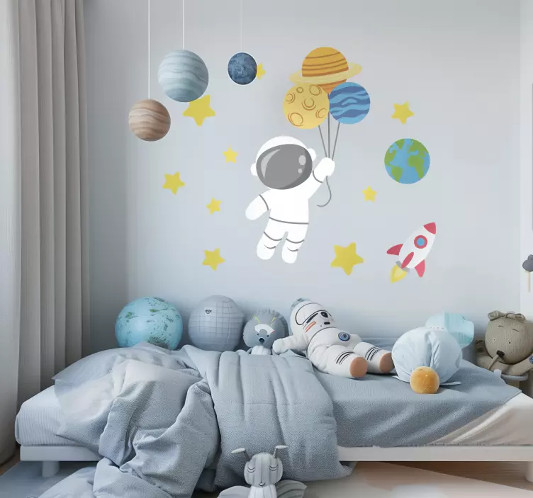 宇宙ステッカー 子供の宇宙飛行士 - TENSTICKERS