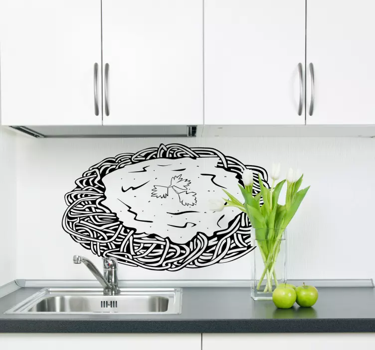 スパゲッティデカール - TENSTICKERS