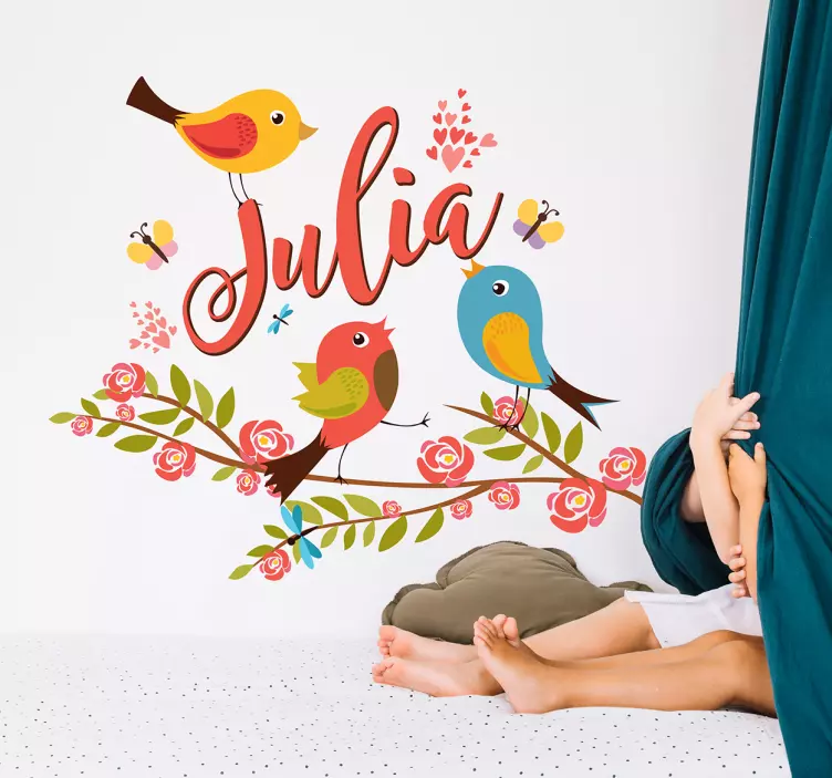 春イラストビニールステッカー - TENSTICKERS