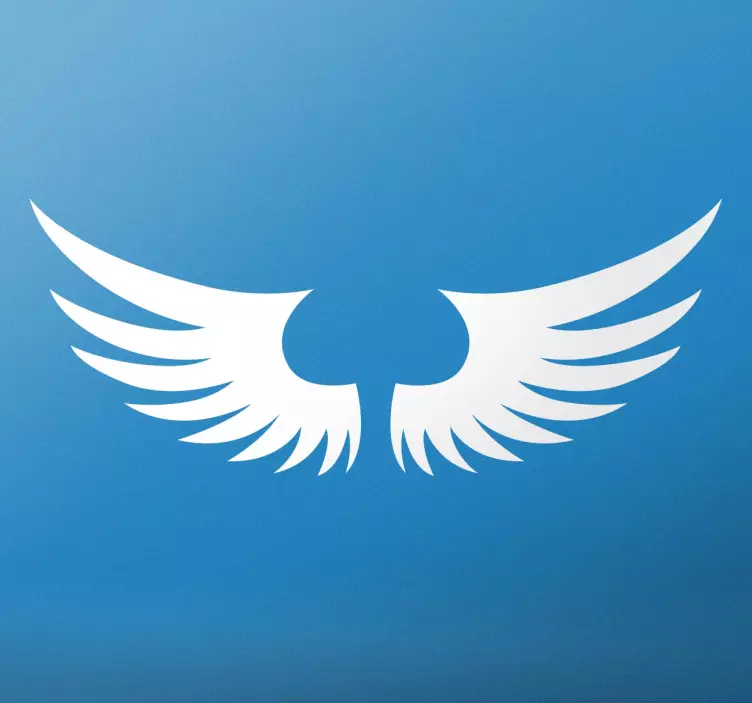 タトゥーエンジェルウイングウォールアートsticke - TENSTICKERS