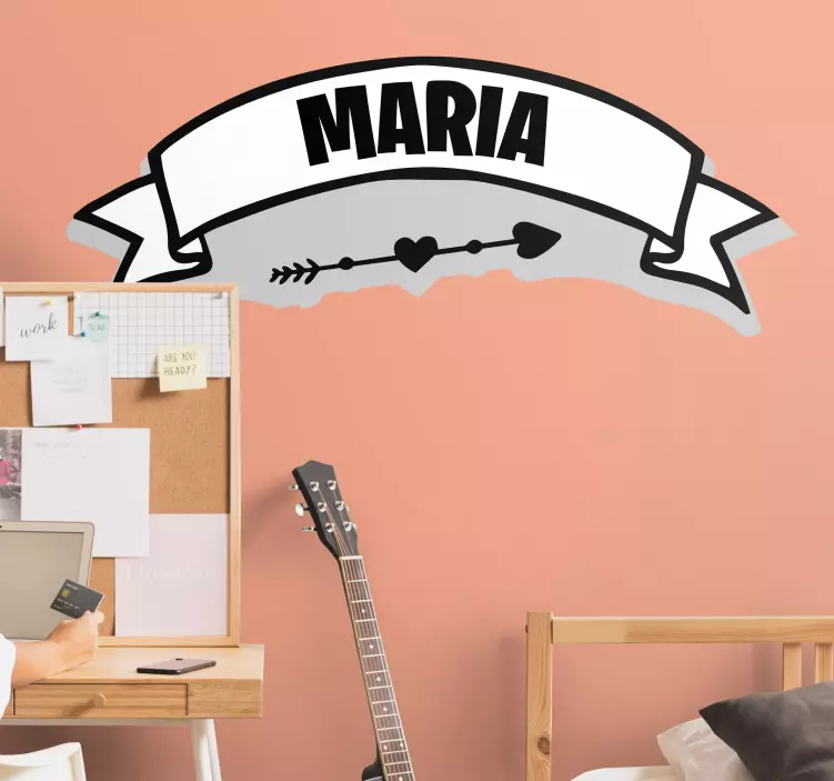 動物 シール 名前入りバナー - TENSTICKERS