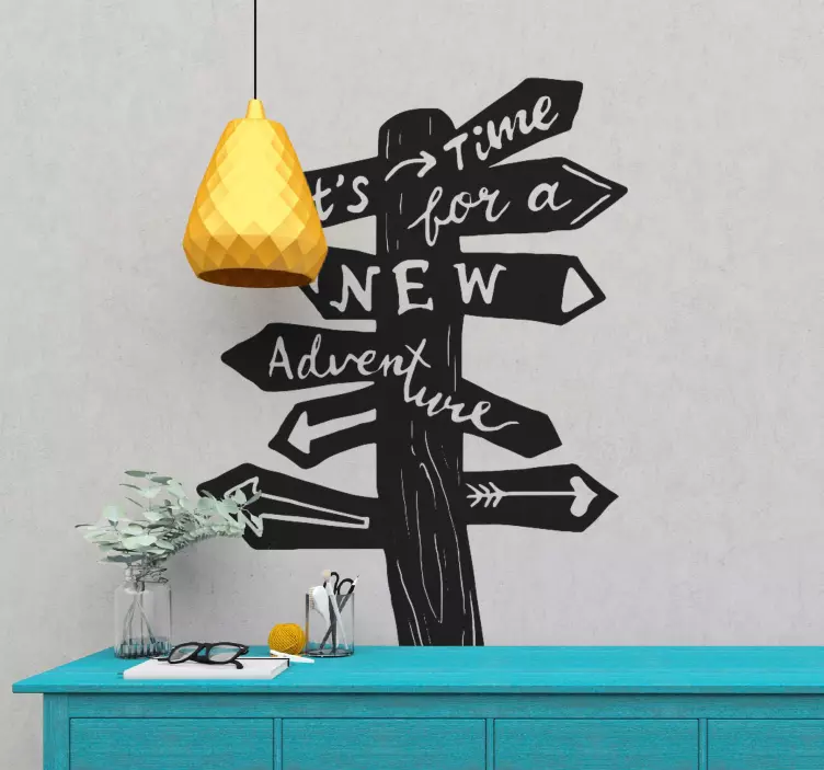 動物 シール 新しい冒険のサイン - TENSTICKERS