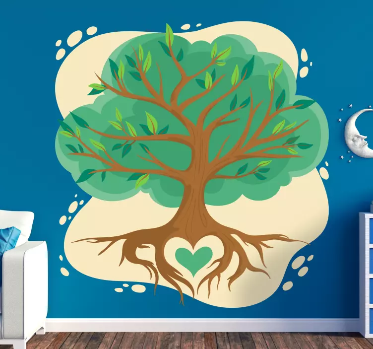 生命の木の愛の木の壁のステッカー - TENSTICKERS