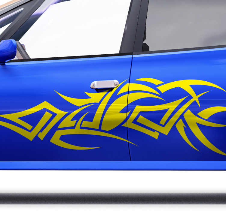 部族の装飾車のステッカー - TENSTICKERS