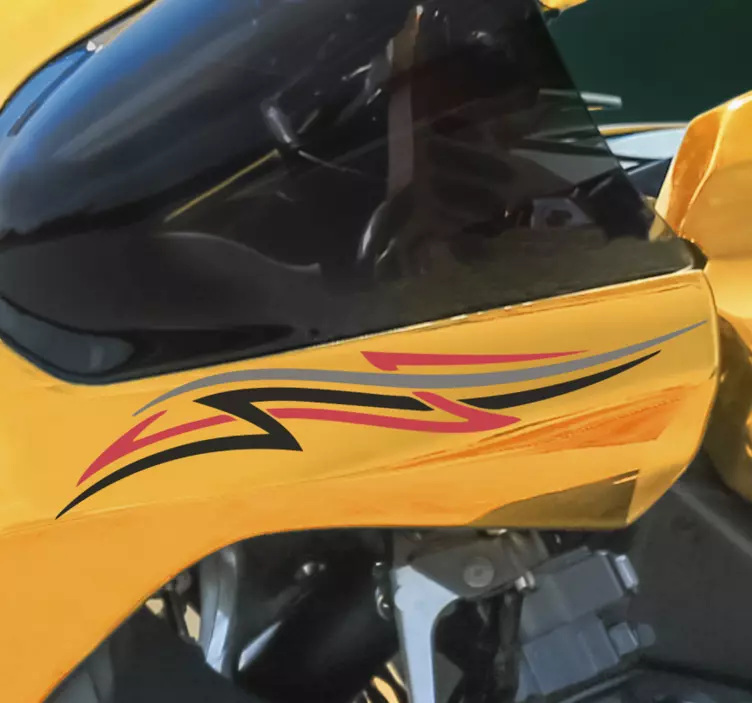 部族のグラフィックバイクデカール - TENSTICKERS