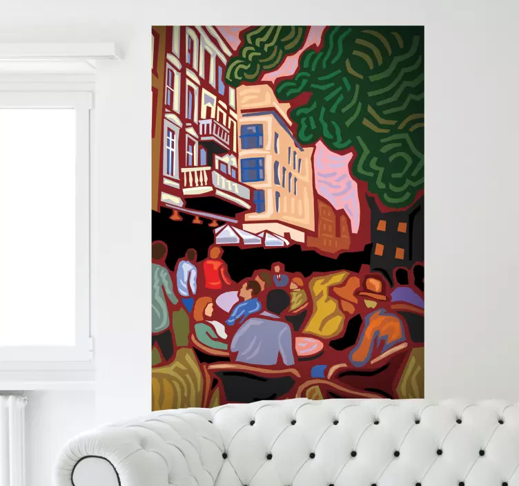 ゴッホ印象派絵画アートデカール - TENSTICKERS