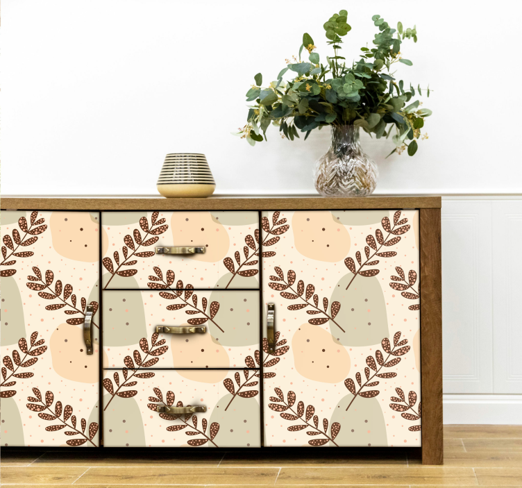 動物 シール 美しいパステルの枝 - TENSTICKERS