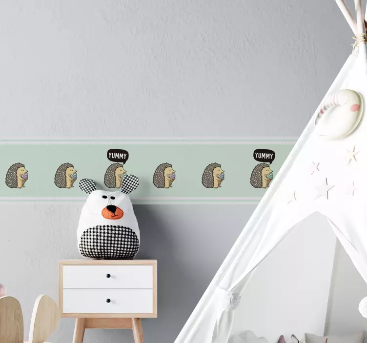 動物 シール かわいいハリネズミコレクション - TENSTICKERS