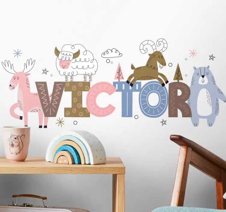 動物 シール 名前のある動物 - TENSTICKERS