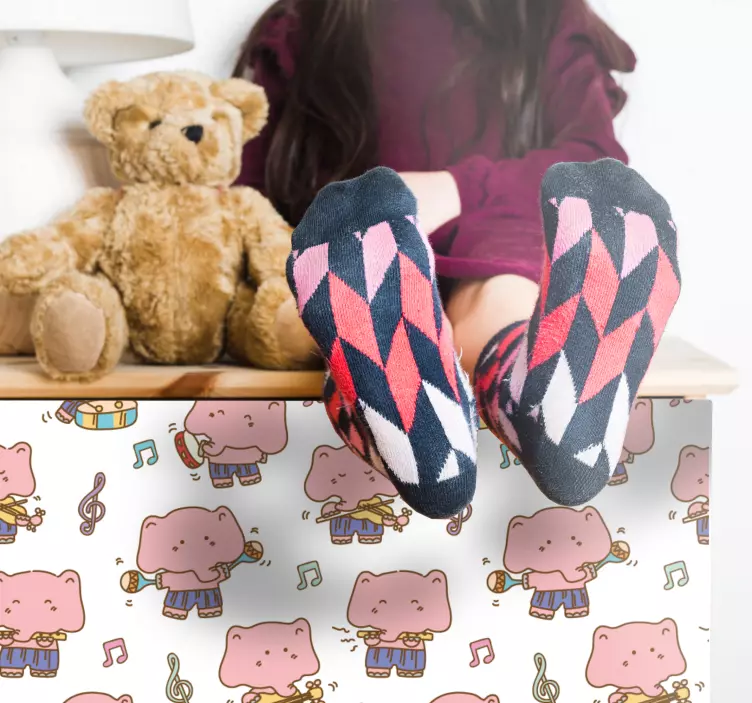 動物シール音楽のアニメキャラクター - TENSTICKERS