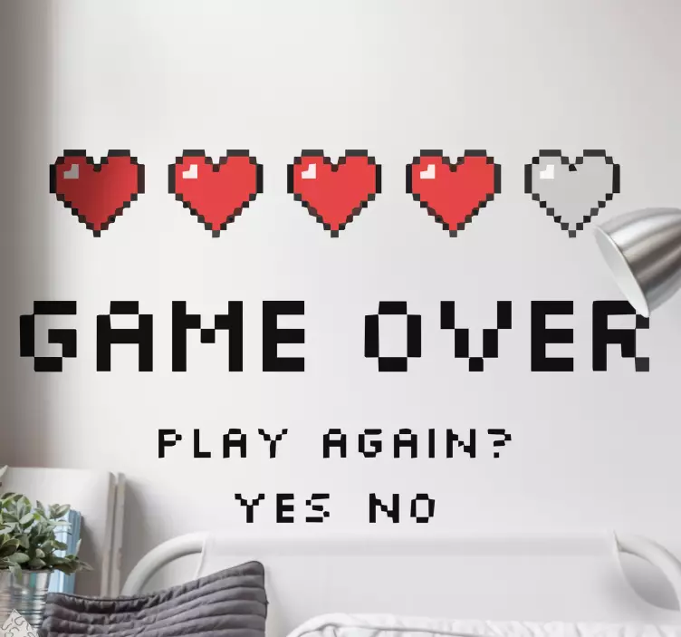 動物 シール ピクセルハートモニター - TENSTICKERS