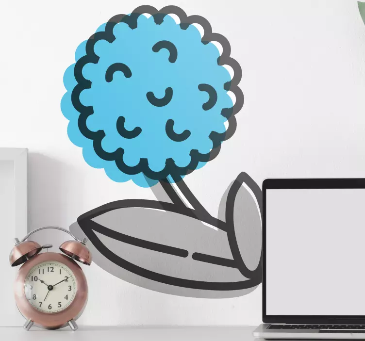 動物 シール 遊び心あふれる花の要素 - TENSTICKERS