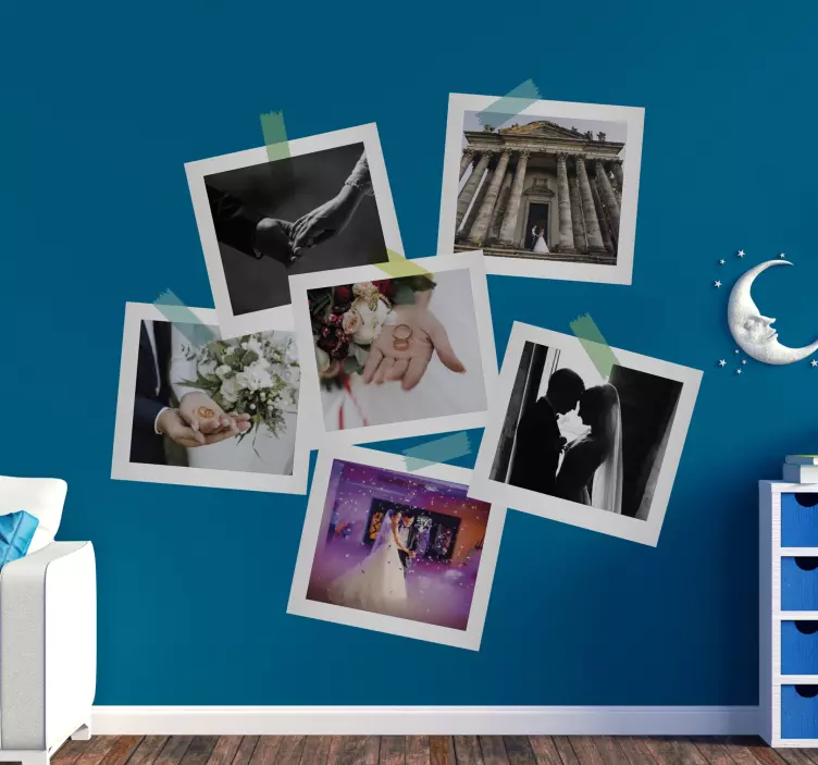 動物 シール 思い出に残る結婚式の瞬間 - TENSTICKERS