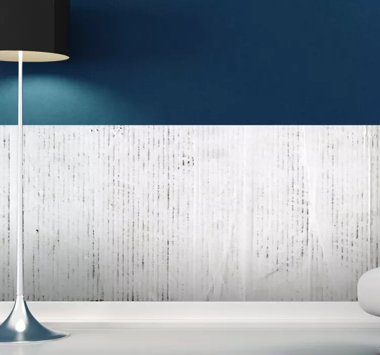 白い段ボールビニールシート - TENSTICKERS