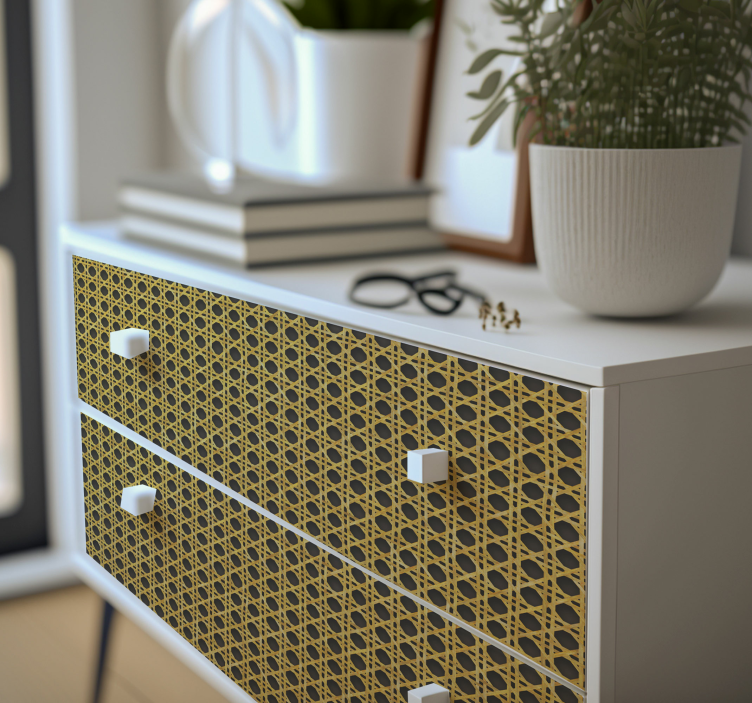 家具のステッカー ウィッカーホール - TENSTICKERS