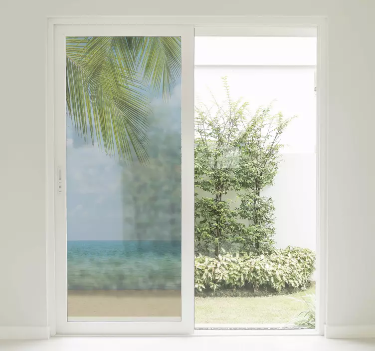 横向きウィンドウステッカー付きウィンドウ - TENSTICKERS