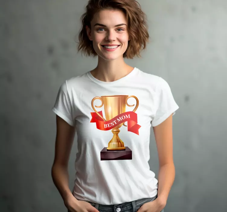 最高のお母さん母の日tシャツ. - TENSTICKERS