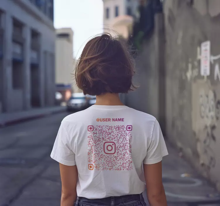 シャツinstagram qrコード - TENSTICKERS