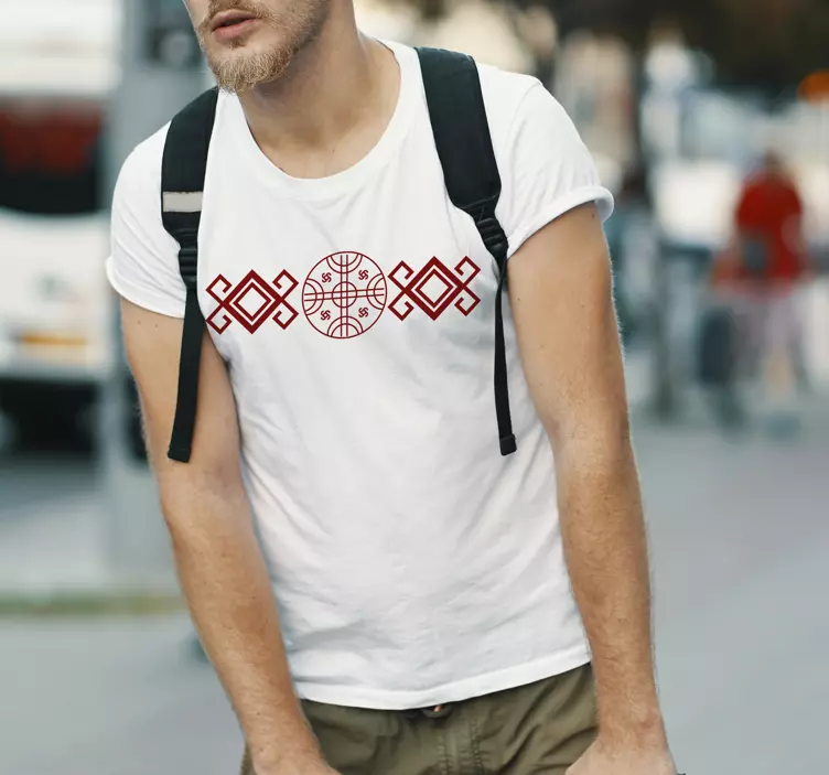 シャツマプチェスタイルの赤 - TENSTICKERS