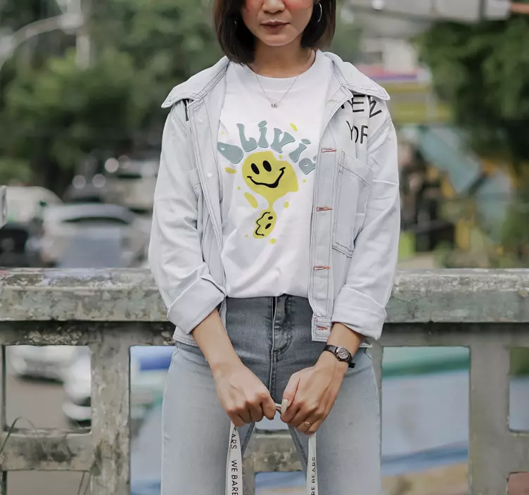 シャツ ハッピーイエロースマイリー - TENSTICKERS