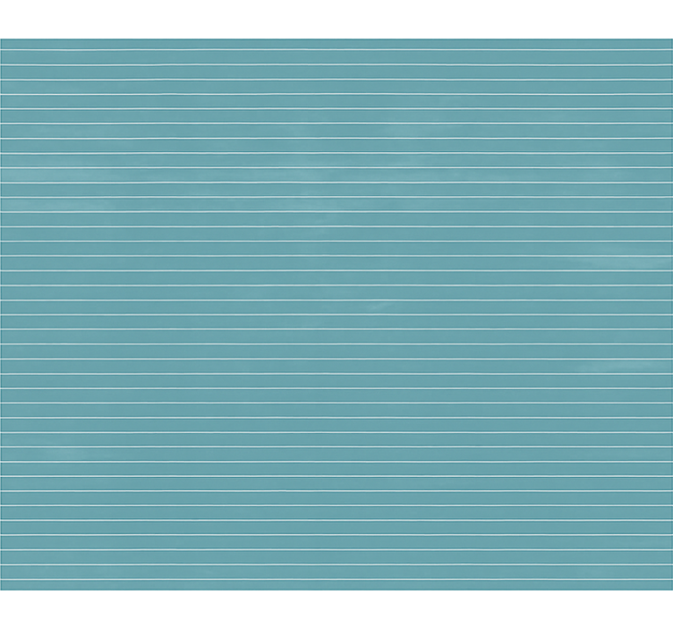 青 ビニールマット 横縞デザイン - TENSTICKERS