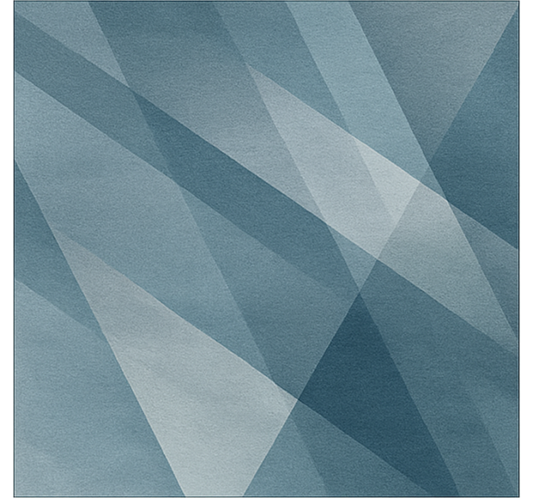 ダイニングルーム ビニールマット 抽象的な幾何学的なグラデーション - TENSTICKERS