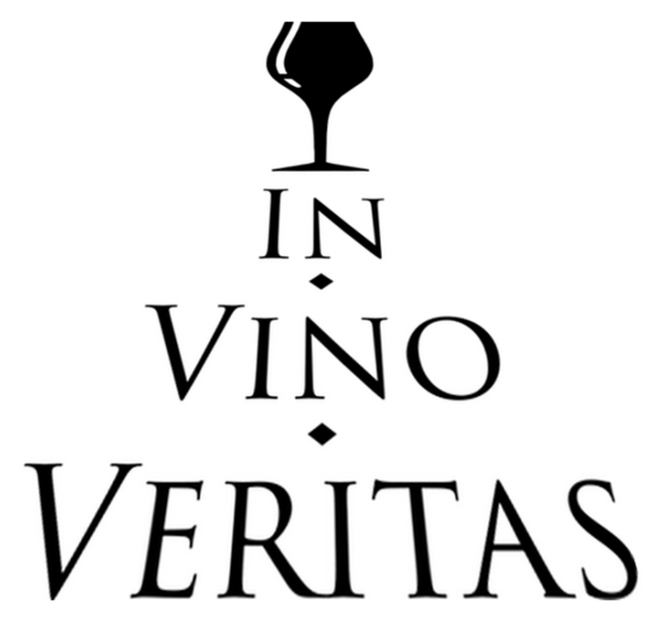 キッチン マット ビニール ワインの中に真実がある - TENSTICKERS