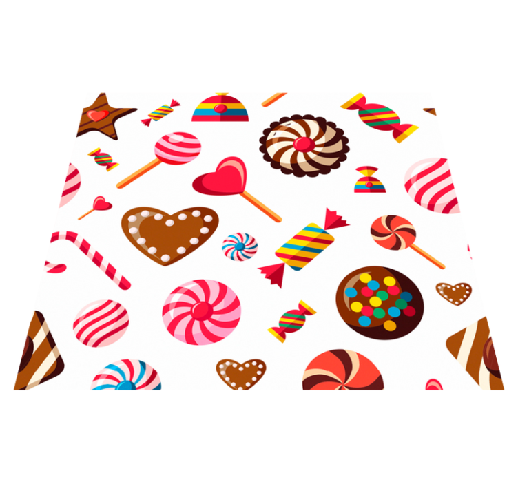 キッチン マット ビニール スイートモザイク - TENSTICKERS