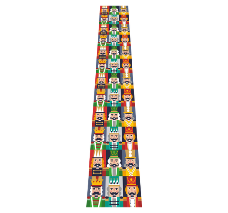 クリスマスの壁画くるみ割り人形フレーム - TENSTICKERS