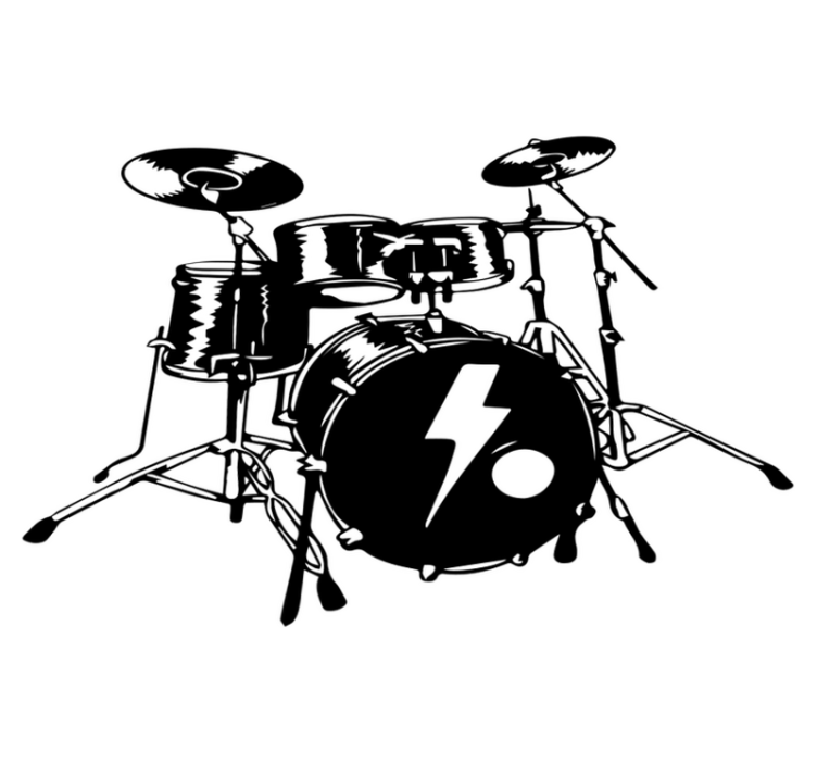 寝室 ビニールマット バッテリー ホワイト背景 - TENSTICKERS