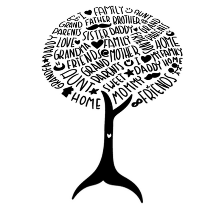 寝室 ビニールマット 家族向け - TENSTICKERS