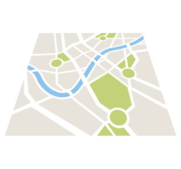 子供 ビニールマット 市街地図遊び場 - TENSTICKERS