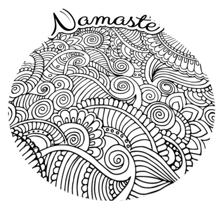 マンダラ ビニールマット ナマステマンダラ - TENSTICKERS