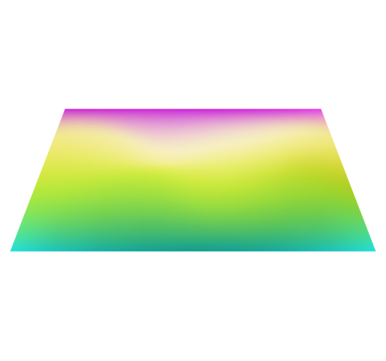 ゴージャスな蛍光色のモダンなビニールの敷物 - TENSTICKERS