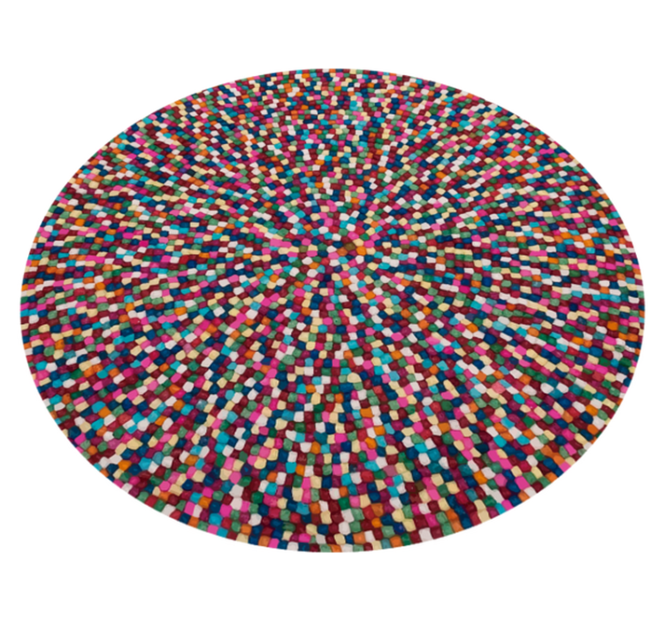 モザイクスポットモザイクビニール絨毯 - TENSTICKERS