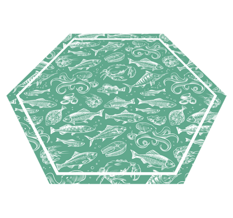 動物 ビニールマット 水の魔法 - TENSTICKERS