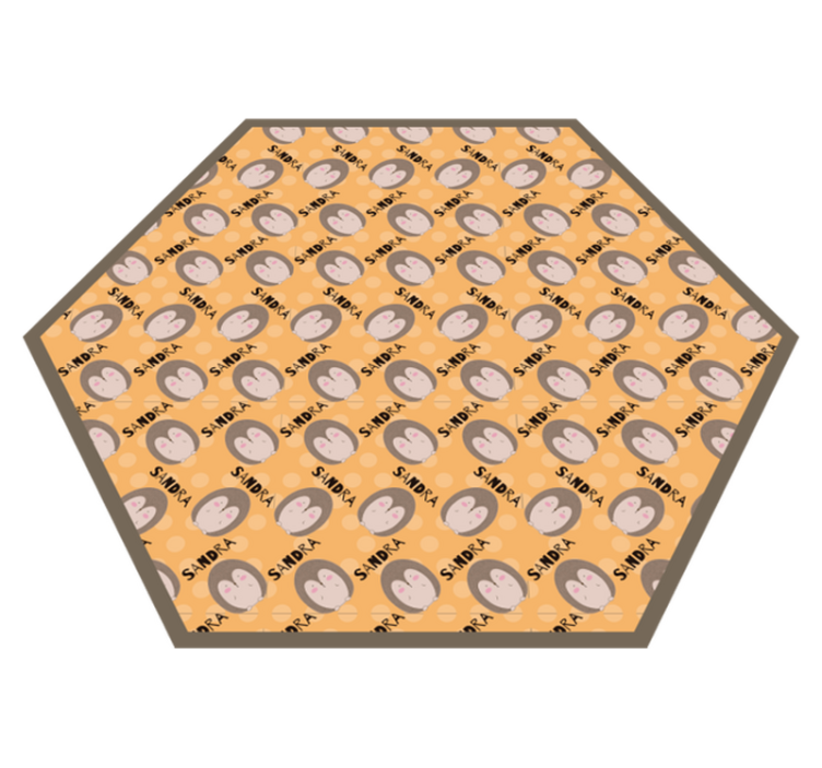 動物のビニールの敷物で描かれたヤマアラシ - TENSTICKERS