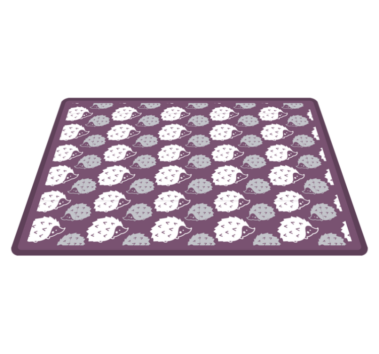 子供 ビニールマット 漫画のハリネズミ - TENSTICKERS