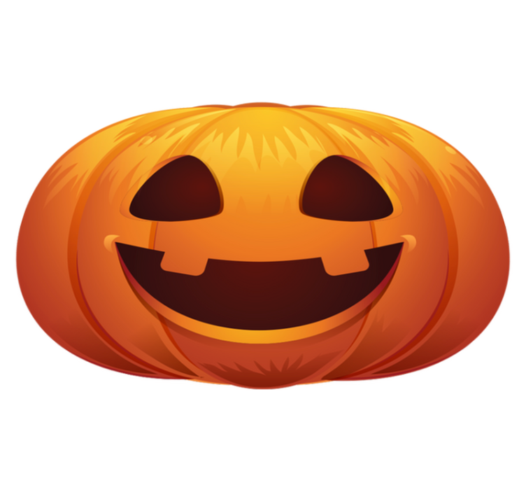 ハロウイン壁画 カボチャの顔 - TENSTICKERS