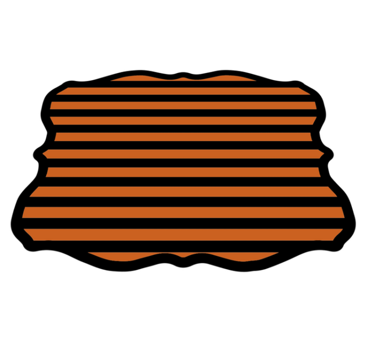 ハロウイン壁画 ハロウィンストライプ - TENSTICKERS