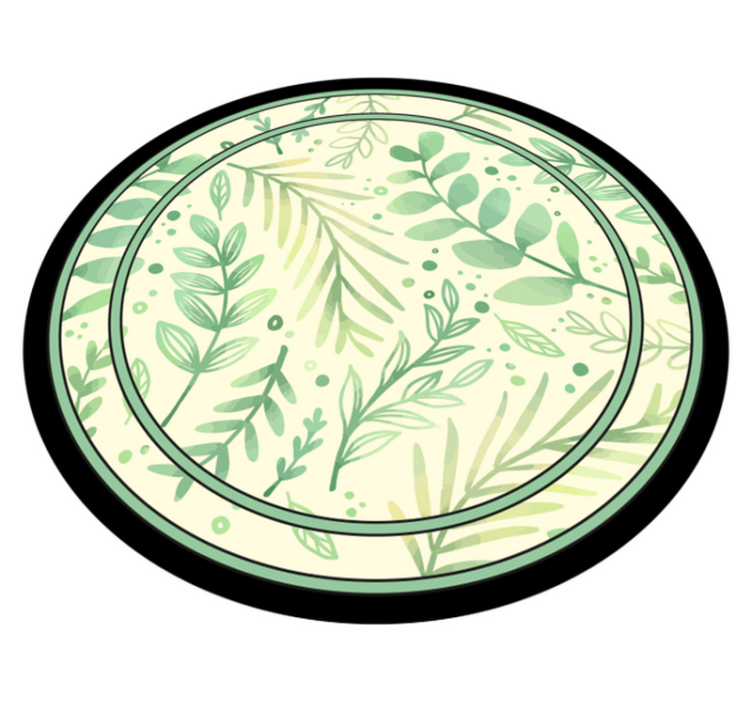 花と植物の壁画 植物モチーフのアクセント - TENSTICKERS